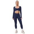 Conjunto Gym Mujer Top Manga Larga