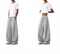 Pantalones holgados de pierna recta para hombre