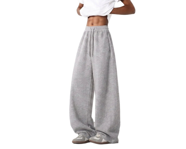 Pantalones holgados de pierna recta para hombre