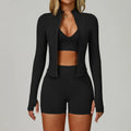 2/3PCS Seamless Yoga Set Gym Workout Suits Athletic Wear Women Legging Fitness Bra Crop Top Long Sleeve Sports Suits Sportswear