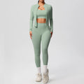 Conjunto deportivo de 3 piezas para yoga