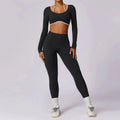 Conjunto Gym Mujer Top Manga Larga