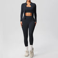 Conjunto deportivo de 3 piezas para yoga