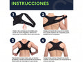 Corrector postura ajustable, con cinturón de soporte, transpirable y antideslizante