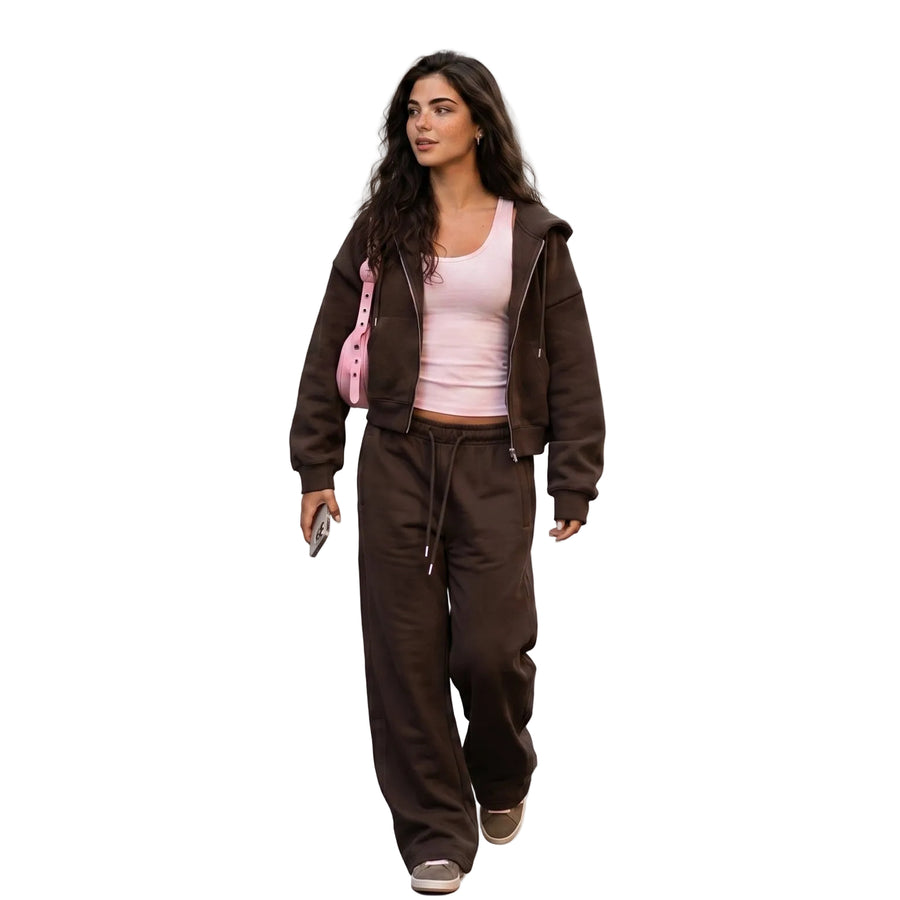 Conjunto fitness de dos piezas para mujer