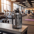 Botella de agua deportiva